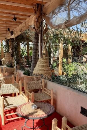 exterieur restaurant dar justo marrakech