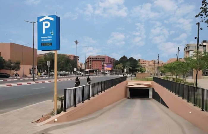 nouveau parking souterrain gueliz